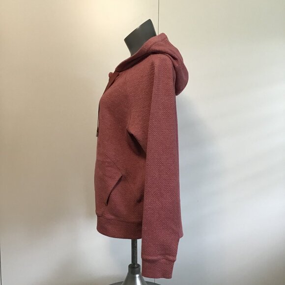Lululemon Catch A Moment Zip Hoodie Heathered Merlot Size 12 - Picture 7 of 16